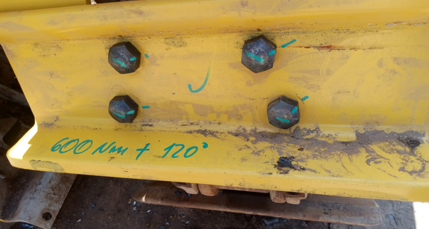 Montaje zapatas Bulldozer